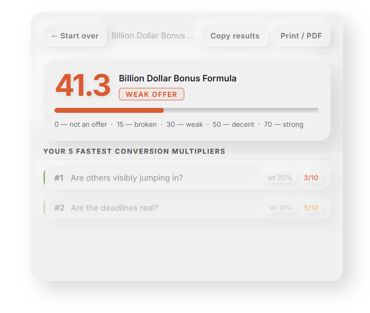 Instant Offer Optimizer (Part 5)